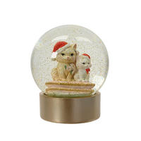 KARÁCSONYI FIGURA - aranyszínű, Basics, műanyag (12/12/15.6cm)