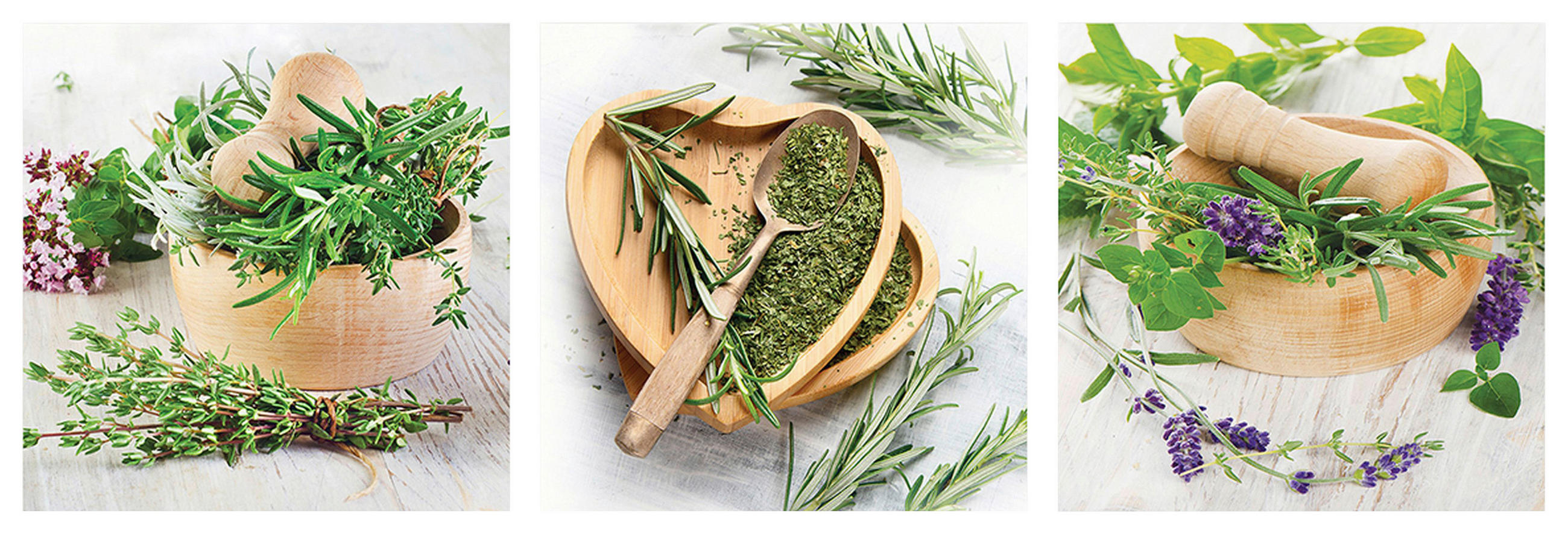 GLASBILD Essen & Trinken  - Multicolor, KONVENTIONELL, Glas (30/30cm) - Euroart