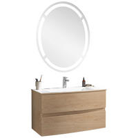 KOPALNICA  barve hrasta  - barve hrasta/bela, Design, kamen/leseni material (91,2cm) - Novel