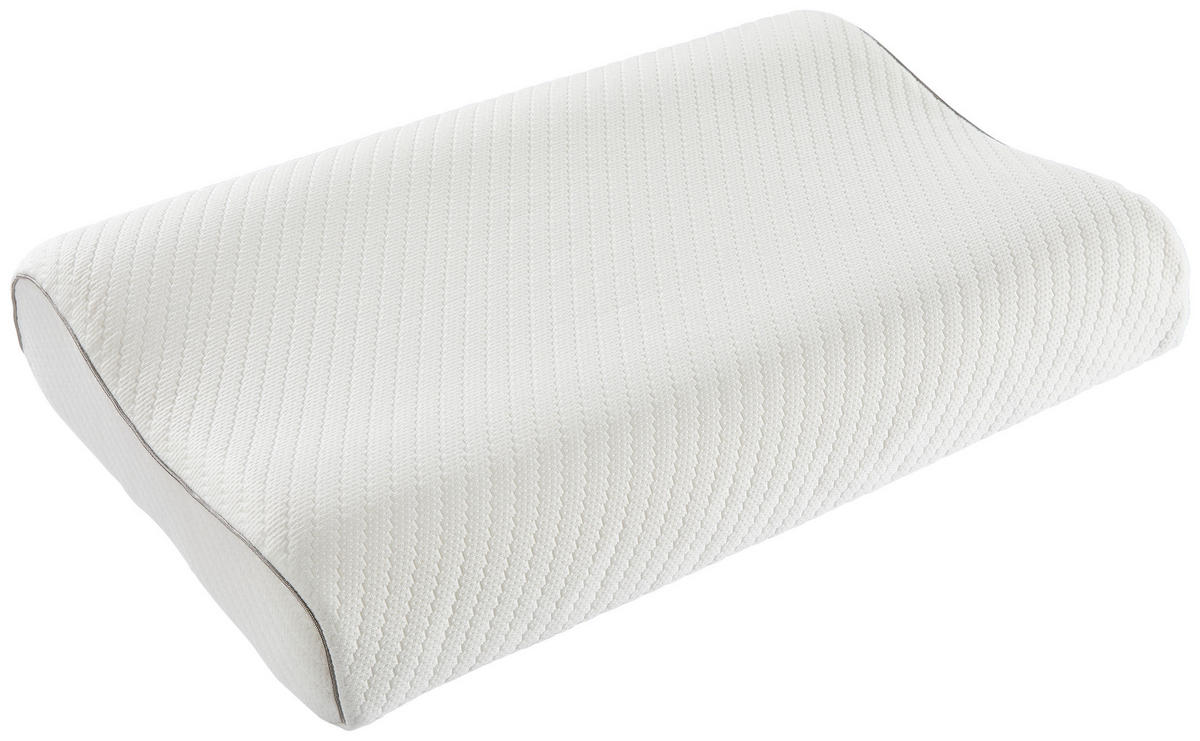 NACKENSTÜTZKISSEN  - Weiß (60/40/9cm) - Sleeptex