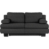 SCHLAFSOFA  mit Fußauswahl, Stoffauswahl, Schlafen auf Sitzhöhe, Rücken echt Webstoff Anthrazit  - Wengefarben/Anthrazit, KONVENTIONELL, Holz/Textil (203/94/100cm) - Novel