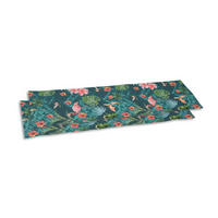 TISCHLÄUFER 40/140 cm  - Blau/Rosa, Basics, Textil (40/140cm)