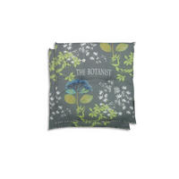 GARTENSITZKISSENSET Blume  - Blau/Grau, Basics, Textil (48/5/48cm)