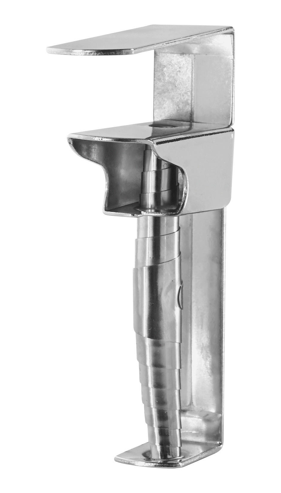 TISCHTUCHKLAMMER 4TLG. Metall Alufarben  - Alufarben, Basics, Metall (7cm)