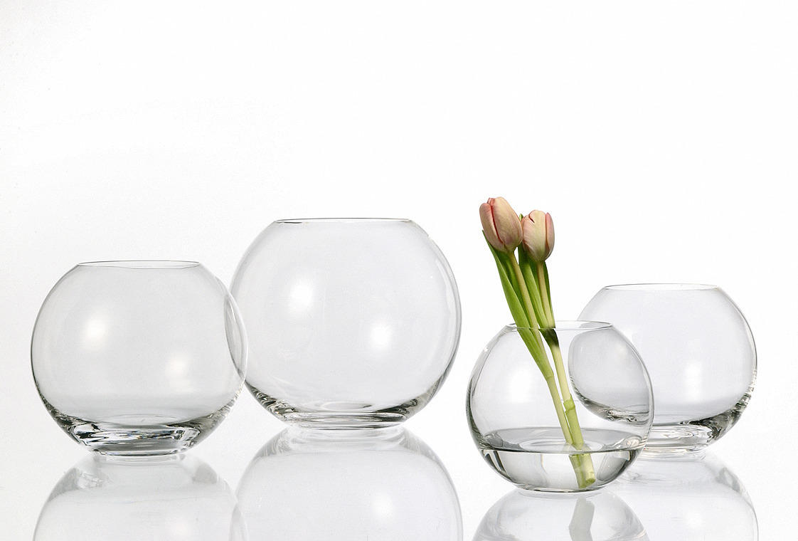 VASE Boccia 13 cm  - Klar, Basics, Glas (13cm) - Leonardo