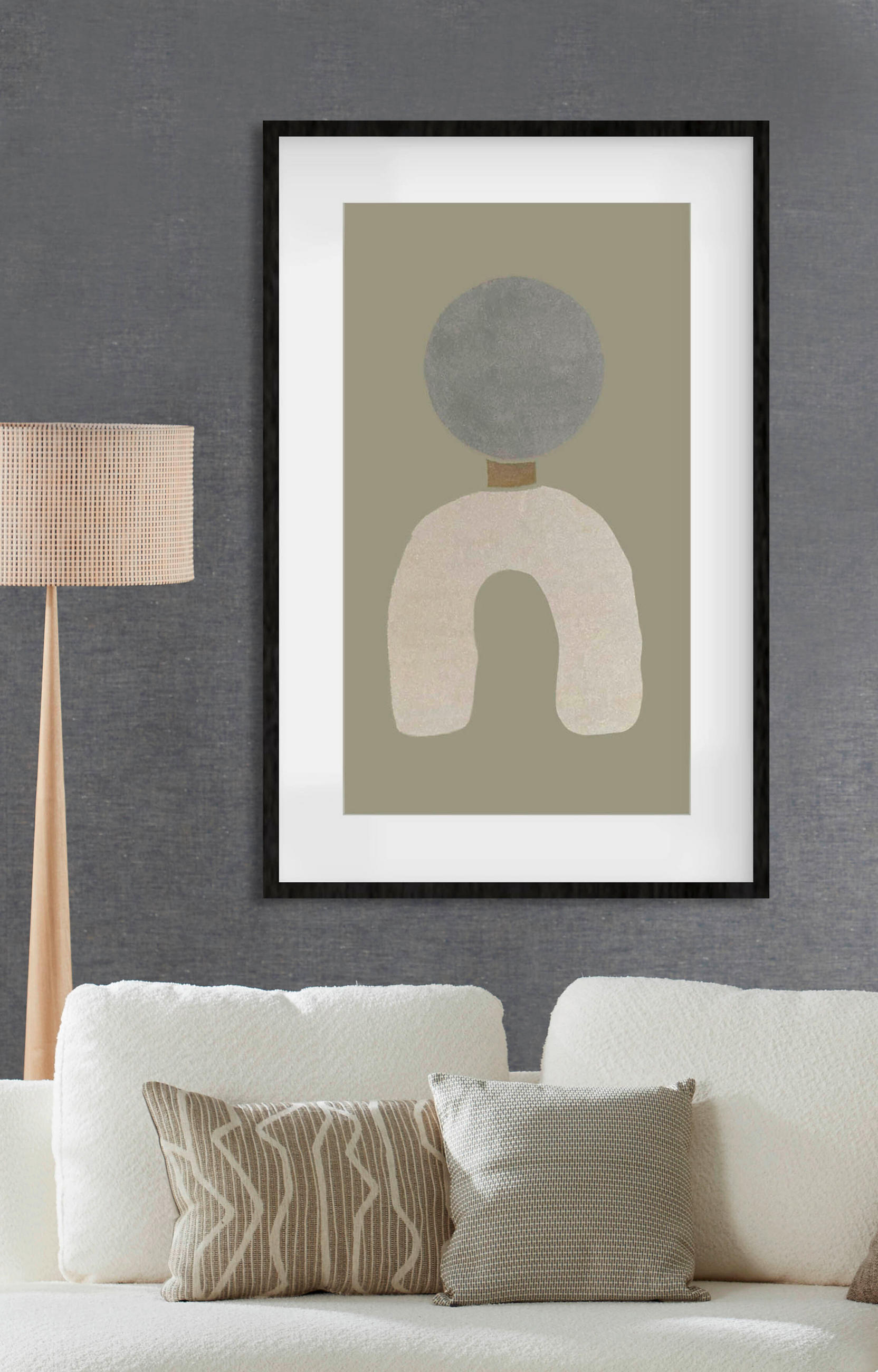 BILD 98/148/10 cm  - Beige/Schwarz, Basics, Holz/Kunststoff (98/148/10cm)