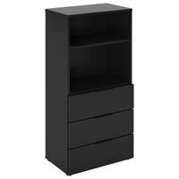 KOMMODE  in 50/101/32 cm  - Schwarz, KONVENTIONELL, Holzwerkstoff/Kunststoff (50/101/32cm) - MID.YOU