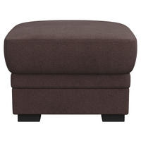 HOCKER Chenille Braun  - Schwarz/Braun, Basics, Kunststoff/Textil (68/45/68cm) - MID.YOU