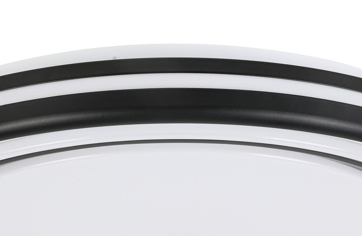 STROPNA LED-SVETILKA   48 W/5400 lm/3000-6500 K/220-240 V/ - črna/bela, Trend, kovina/umetna masa (49/6cm) - Novel