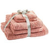 FROTTIERSET JustB! MRJ-Pure Altrosa, Rosa 5-teilig  - Altrosa/Rosa, Basics, Textil - Musterring