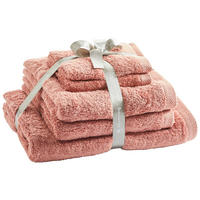 FROTTIERSET JustB! MRJ-Pure Altrosa, Rosa 5-teilig  - Altrosa/Rosa, Basics, Textil - Musterring