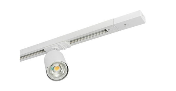 SCHIENENSYSTEM - Chromfarben/Weiß, Trend, Kunststoff/Metall (110/104/14cm) - Novel