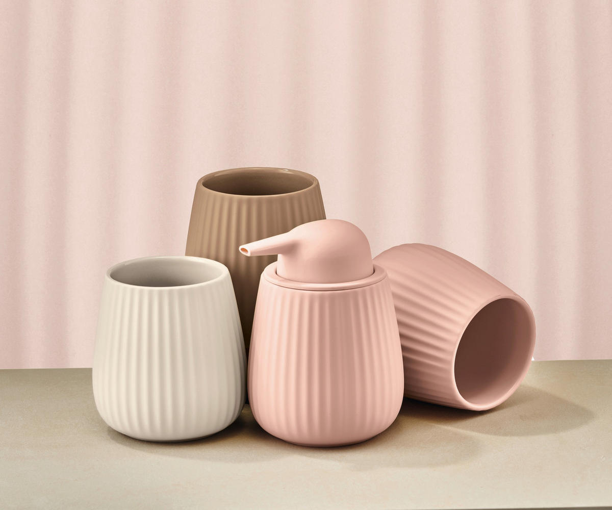 DOZIRNIK ZA MILO - bež, Konvencionalno, kamen (9.5/13.4/9.5cm) - Kleine Wolke