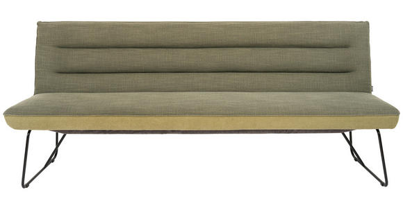 SITZBANK 168/89/68 cm in Grün, Schwarz - Schwarz/Grün, Design, Textil/Metall (168/89/68cm) - Dieter Knoll