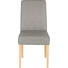 STUHL Flachgewebe Eiche massiv Eichefarben, Taupe - Taupe/Eichefarben, Design, Holz/Textil (46/96/63cm)