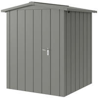 GERÄTEHAUS 189/219/181 cm  - Alufarben, Basics, Metall (189/219/181cm) - Hörmann