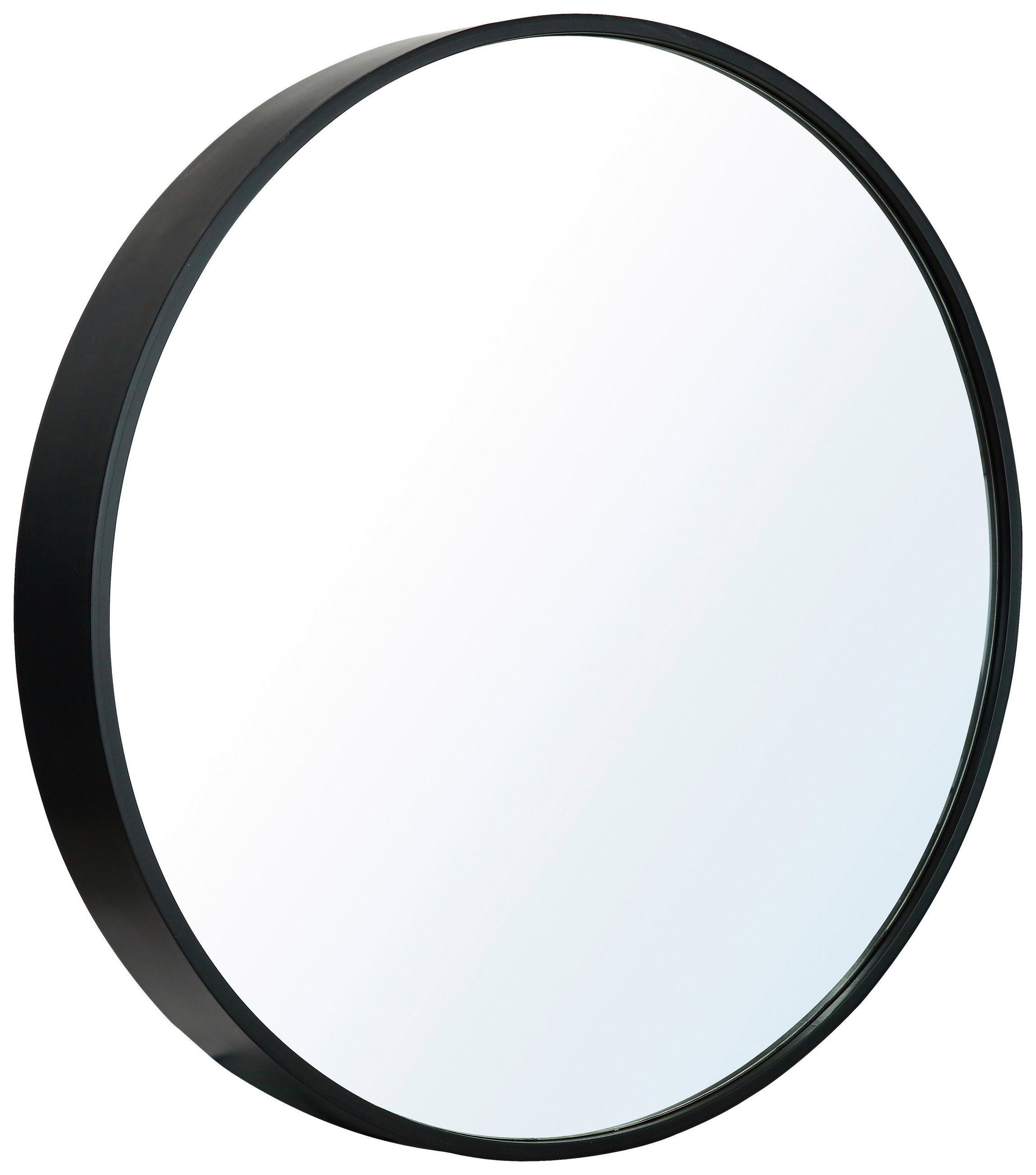 WANDSPIEGEL 80/80/9 cm  - Klar/Schwarz, Design, Glas/Holzwerkstoff (80/80/9cm) - MID.YOU