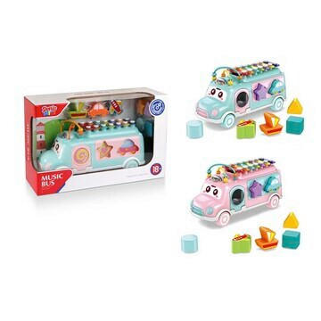 KSILOFON  Denis Mini  - svijetlo ružičasta/boje kadulje, Basics, plastika (30/11/19cm)