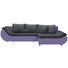 WOHNLANDSCHAFT in Textil Anthrazit, Violett - Anthrazit/Violett, Design, Kunststoff/Textil (310/185cm) - Carryhome WOHNLANDSCHAFT in Textil Anthrazit, Violett - Anthrazit/Violett, Design, Kunststoff/Textil (310/185cm) - Carryhome