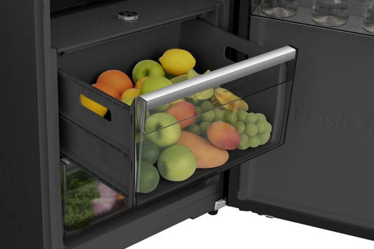 KÜHLSCHRANK 59,5/185,6/62,7 cm RL5K370GSFC  - Schwarz, Design, Kunststoff/Metall (59,5/185,6/62,7cm) - Hisense