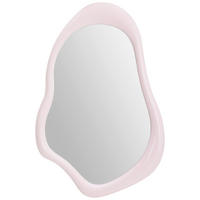 WANDSPIEGEL 60/90/4,5 cm    in Freiform  - Rosa, LIFESTYLE, Glas/Holzwerkstoff (60/90/4,5cm) - Novel