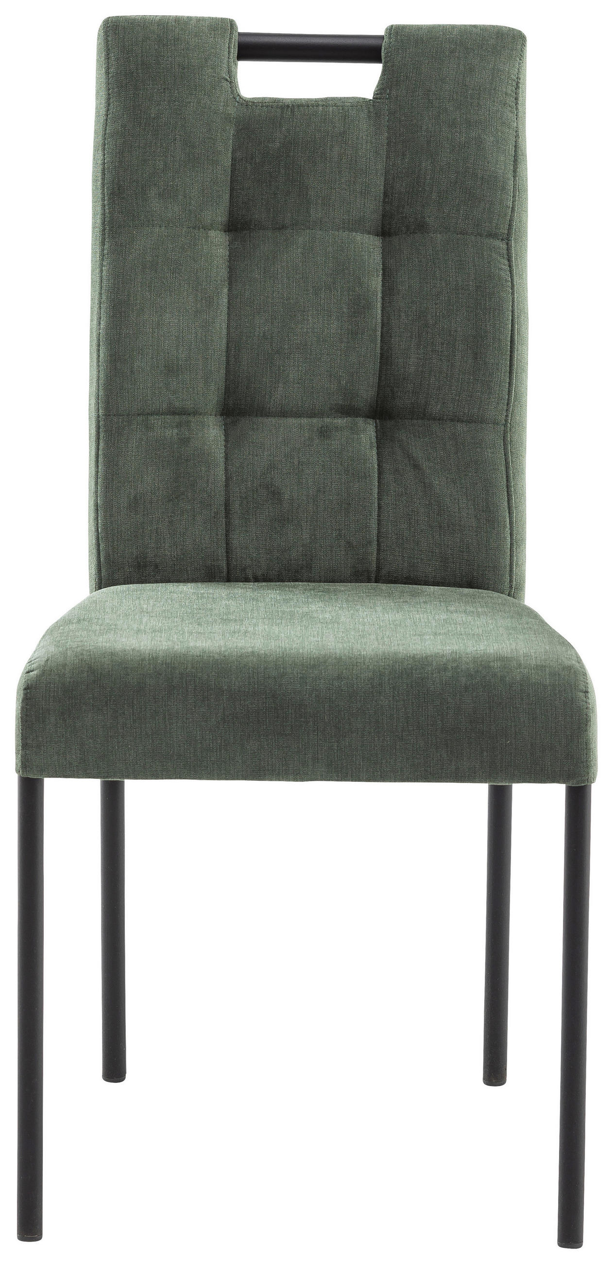 STOL, kovina zelena  - črna/zelena, Moderno, kovina (46/91/61cm) - Carryhome