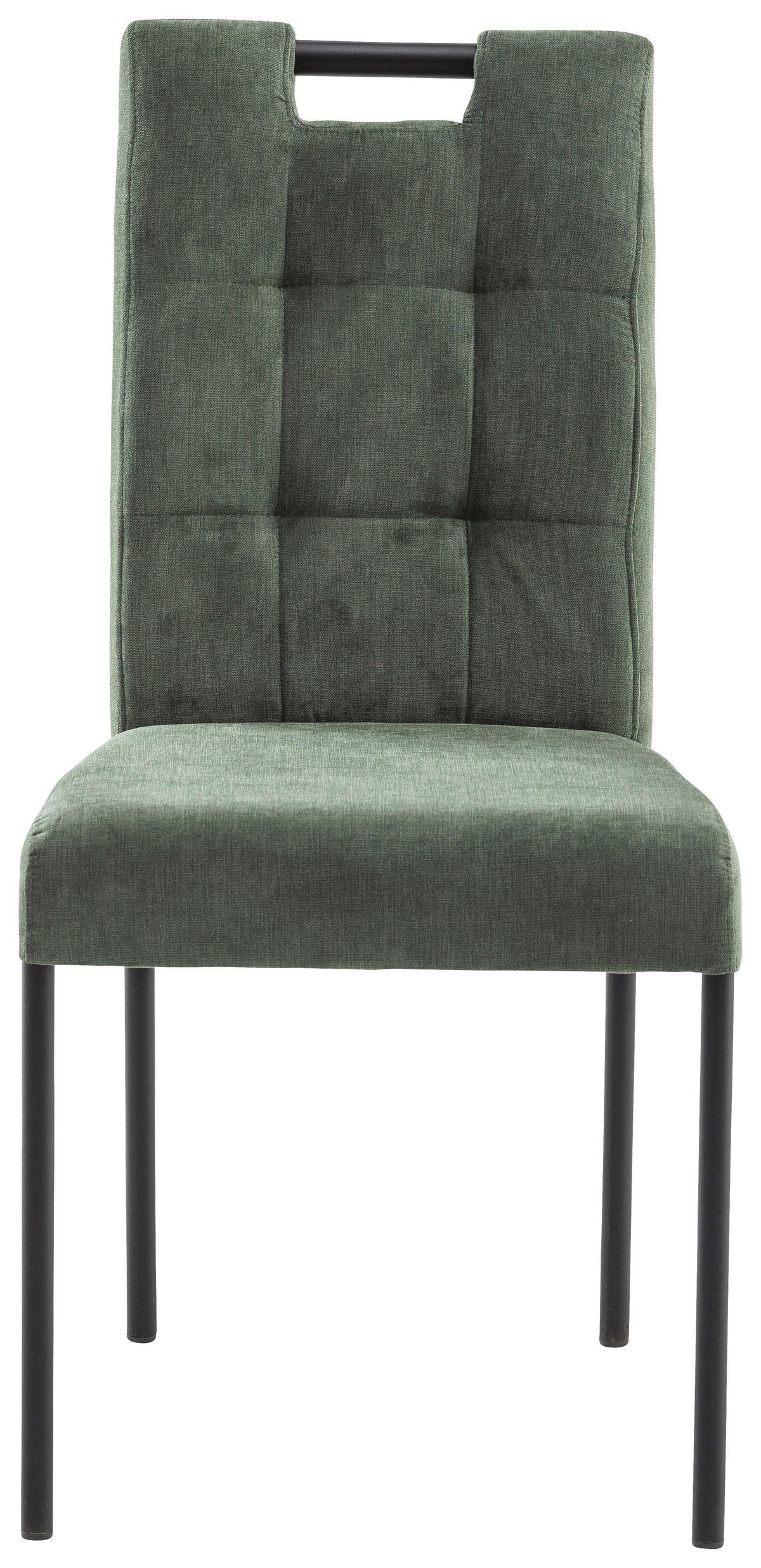 STOL, kovina zelena  - črna/zelena, Moderno, kovina (46/91/61cm) - Carryhome