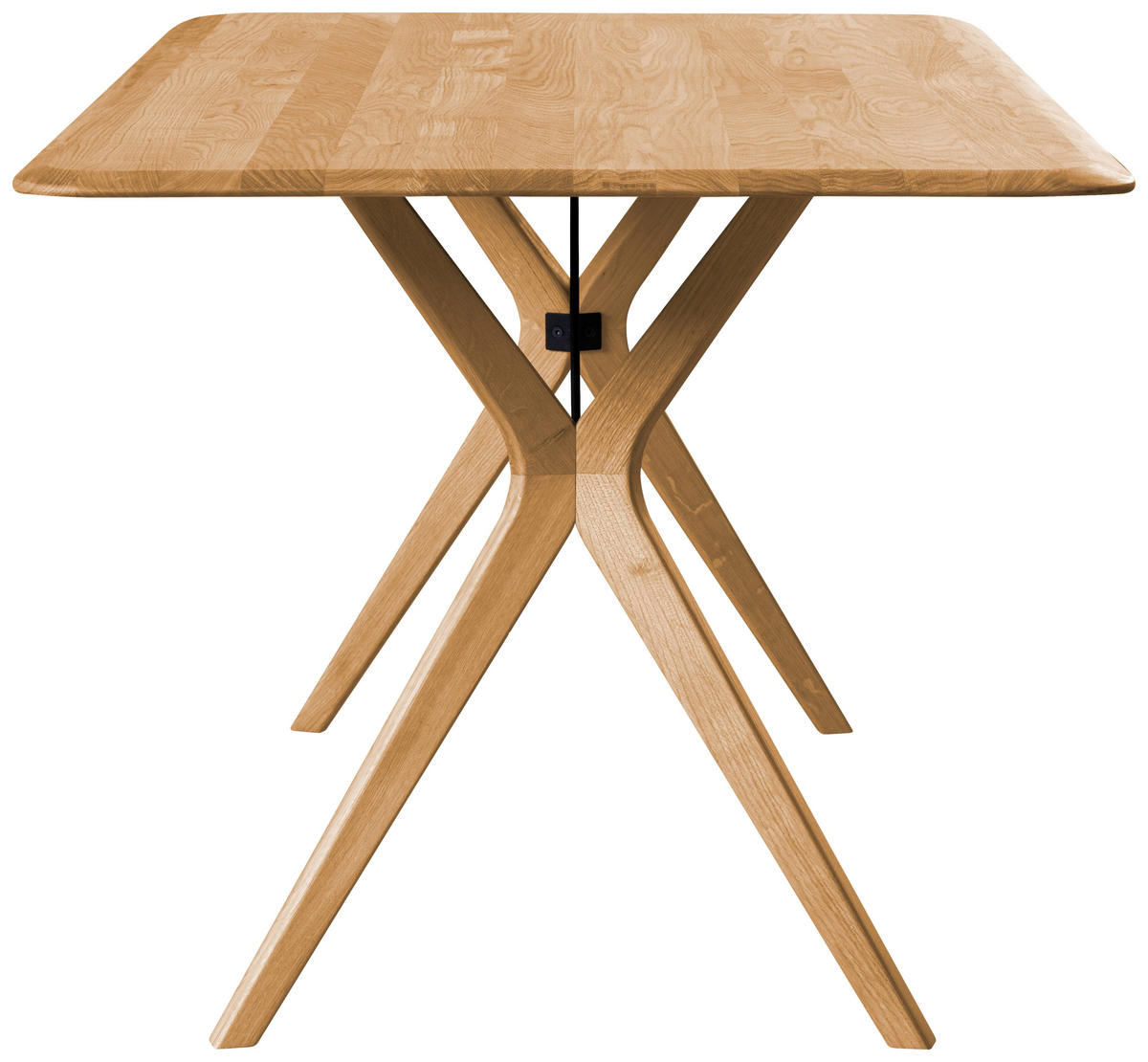 ESSTISCH Eiche vollmassiv rechteckig Eichefarben  - Eichefarben, KONVENTIONELL, Holz (160/90/76cm) - Linea Natura