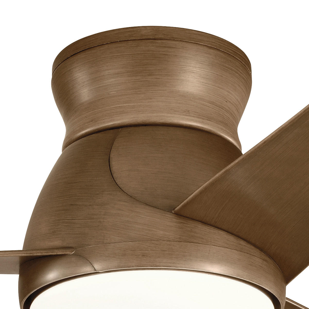 DECKENVENTILATOR - Walnussfarben, Basics, Glas/Kunststoff (152/29cm) - Elstead Lighting