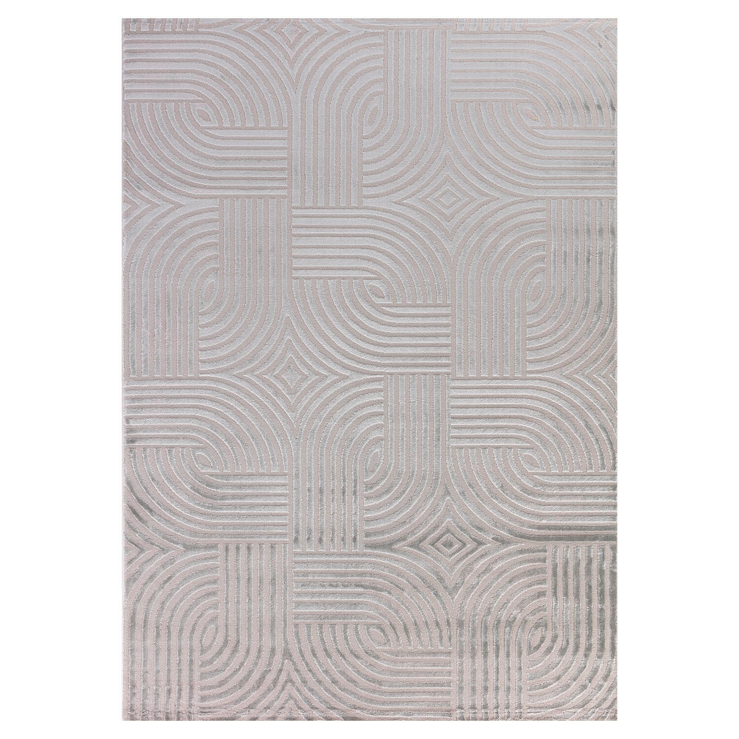 WEBTEPPICH 80/150 cm Sahara Silberfarben  - Silberfarben, Design, Textil (80/150cm) - Novel