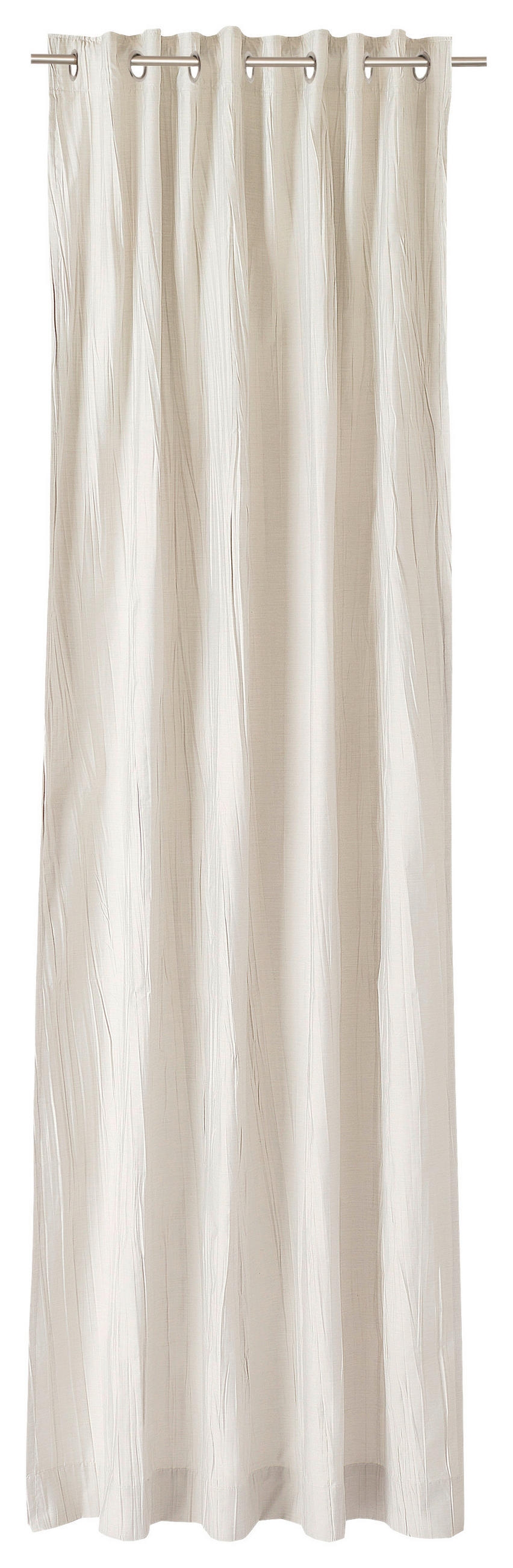 ZÁVĚS S OČKY, neprůsvitné, 140/250 cm - krémová, Basics, textil (140/250cm) - Schöner Wohnen