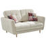 ZWEISITZER-SOFA Webstoff Creme - Multicolor/Creme, Design, Holz/Textil (154/90/93cm) - Hom`in