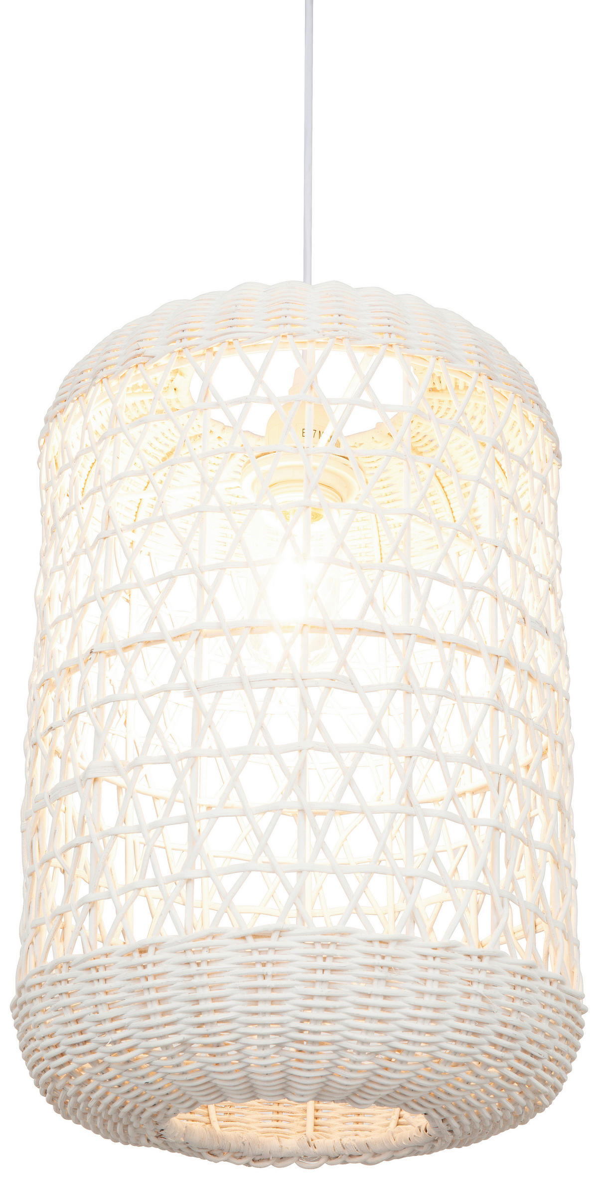 HÄNGELEUCHTE 24,5/139,5 cm  - Grauweiß, Trend, Holz/Metall (24,5/139,5cm) - Novel