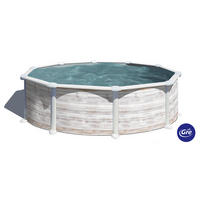 POOL-SET 2024  - Weiß, KONVENTIONELL, Metall (350/132cm) - Gre