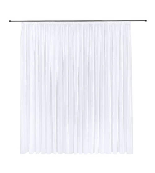 FERTIGSTORE  transparent  450/245 cm   - Weiß, Basics, Textil (450/245cm)