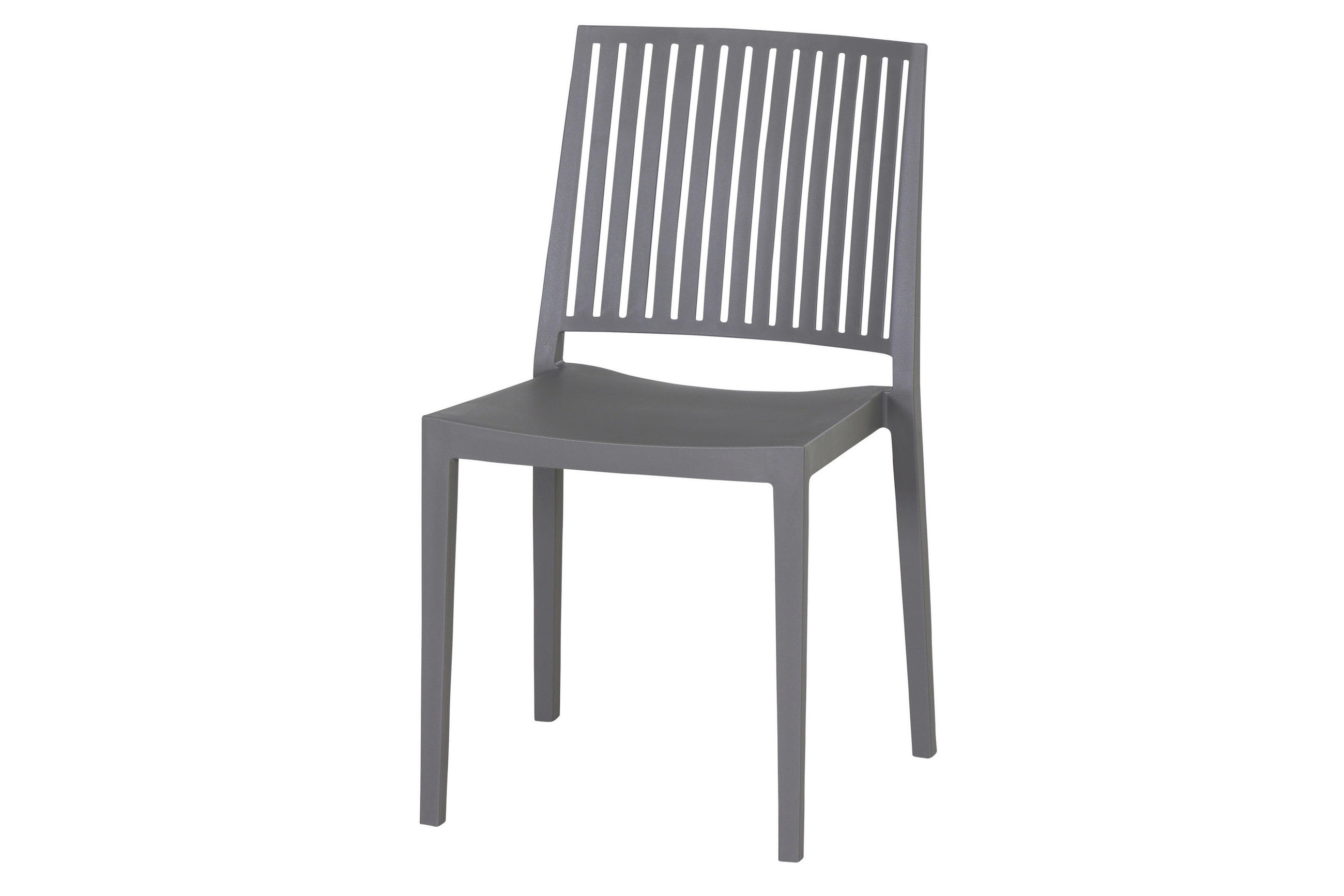 STAPELSTUHL in Kunststoff Grau  - Grau, Basics, Kunststoff (57/80/56cm) - Siena Garden