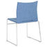 STUHL in Metall, Textil Blau, Chromfarben - Blau/Chromfarben, Design, Textil/Metall (56,5/82,5/54cm) STUHL in Metall, Textil Blau, Chromfarben - Blau/Chromfarben, Design, Textil/Metall (56,5/82,5/54cm)