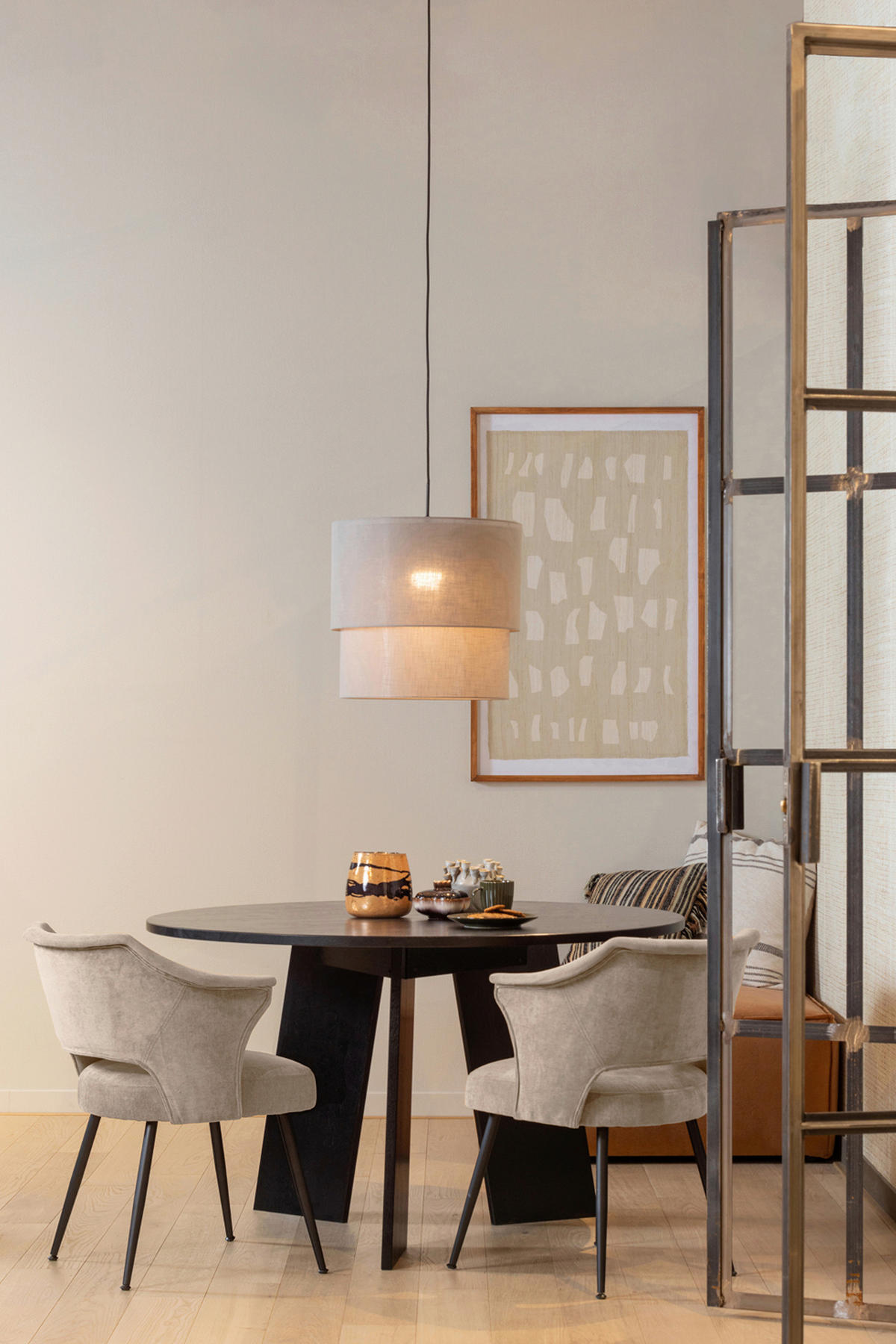 ESSTISCH in Holz 129/129/75 cm  - Schwarz, MODERN, Holz (129/129/75cm) - Livetastic