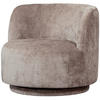 SESSEL in Chenille Taupe  - Taupe, Design, Textil (81/72/80cm) - Livetastic