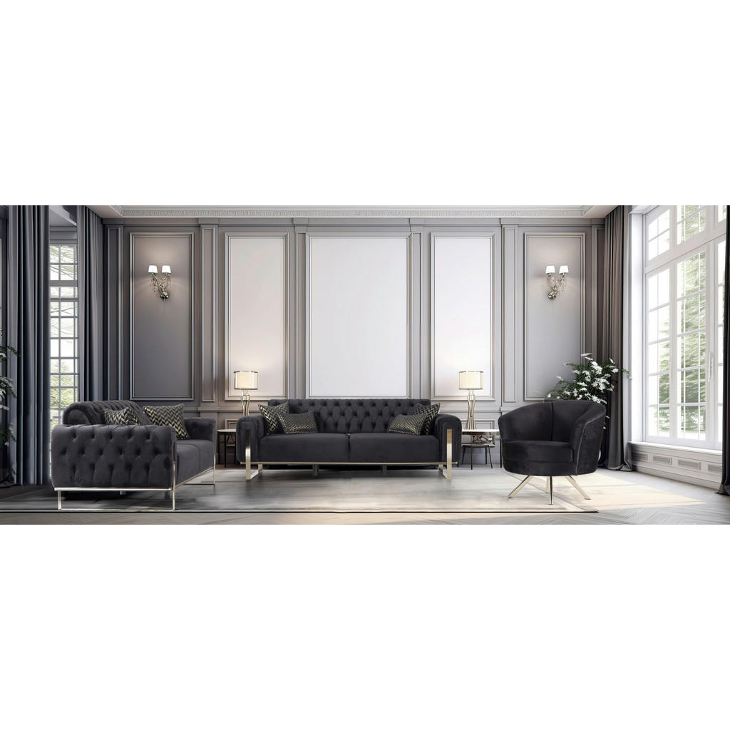 Thumbnail - Livetastic 2-Sitzer-Sofa, Schwarz, Textil, Uni, Füllung: Faserbällchen, Schaumstoffflocken,Faserbällchen, Schaumstoffflo...