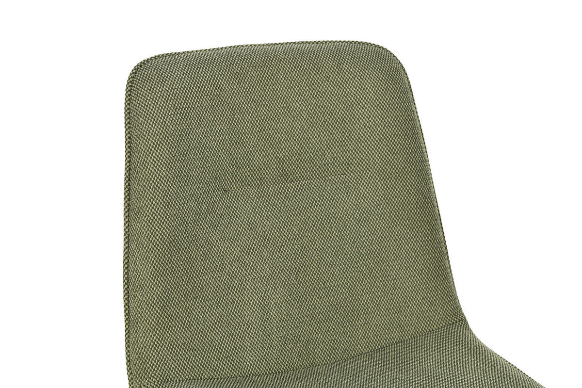 STUHL  Stoffauswahl  Leinenoptik  - Eichefarben/Grün, MODERN, Holz/Textil (45/88/54cm) - Cantus