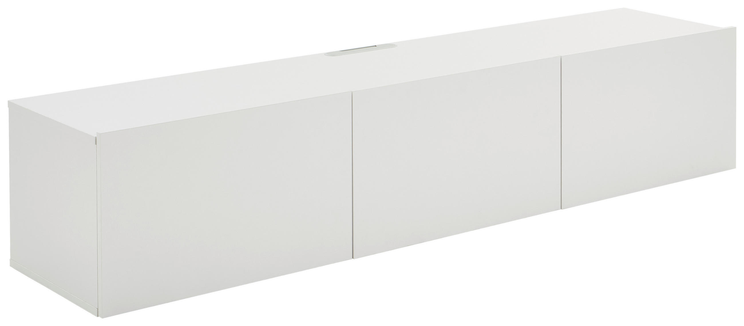 LOWBOARD  180/36,7/42 cm  hängend  - Weiß, Design, Holzwerkstoff (180/36,7/42cm) - Hom`in