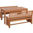 GARTENSET 10-teilig - Naturfarben/Weiß, LIFESTYLE, Holz/Textil - Ambia Garden GARTENSET 10-teilig - Naturfarben/Weiß, LIFESTYLE, Holz/Textil - Ambia Garden