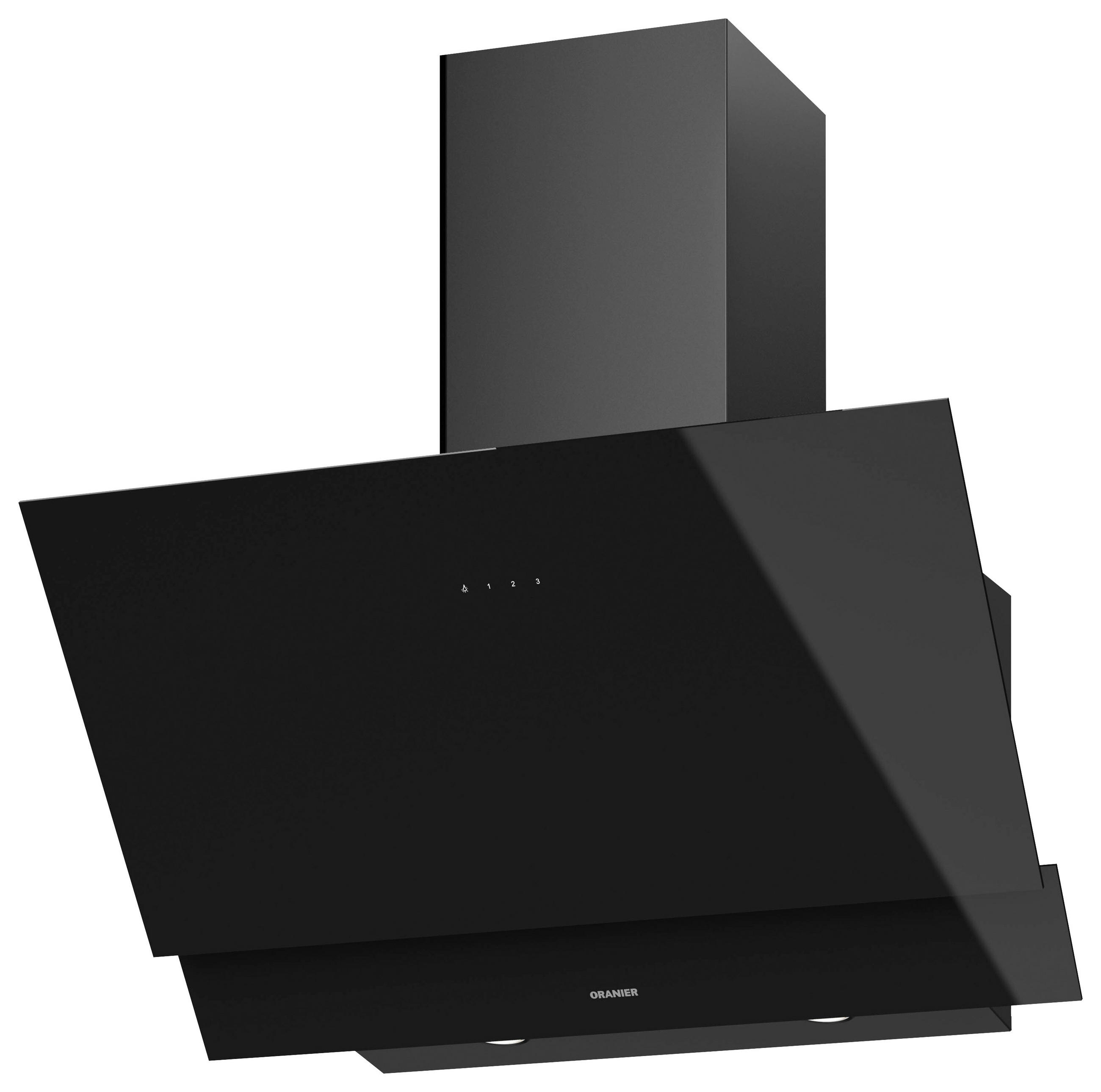 DUNSTABZUGSHAUBE MIRAN75S1  - Schwarz, Basics, Glas/Metall (74,6/76,7-115,2/39,2cm) - Oranier