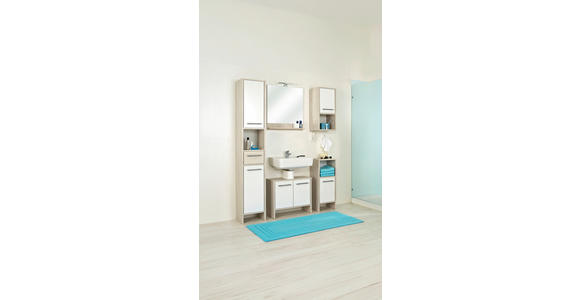 HÄNGESCHRANK 33/68/28 cm  - Alufarben/Weiß, KONVENTIONELL, Holzwerkstoff (33/68/28cm) - Carryhome