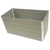 VYVÝŠENÝ ZÁHON   - šedá, Konvenční, kov (160/70/75cm) - Prestige Home