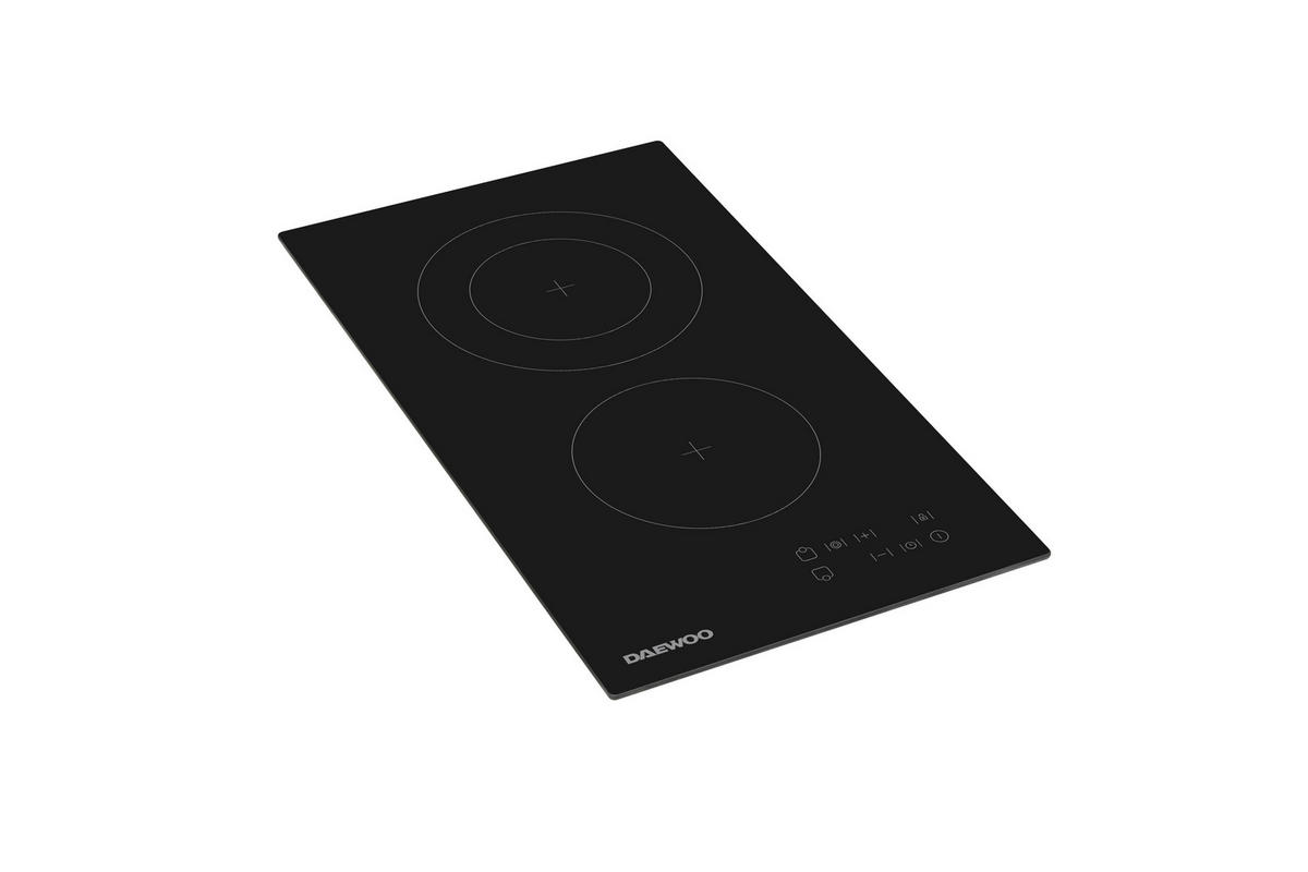 GLASKERAMIKKOCHFELD  - Schwarz, Basics, Glas (29/4,75/51cm) - Daewoo