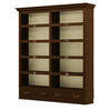 BÜCHERWAND Pinie massiv Creme, Nussbaumfarben  - Nussbaumfarben/Creme, LIFESTYLE, Holz/Metall (214/238,5/46,5cm) - Livetastic
