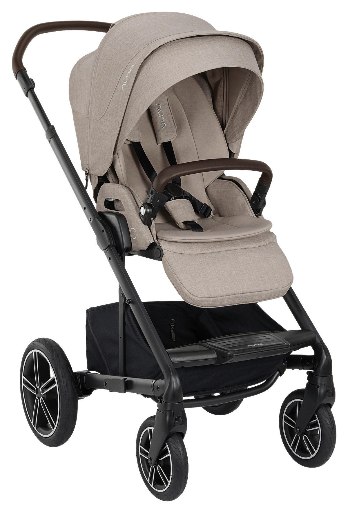 KINDERWAGENSET  Mixx Next Set inkl. Babyschale Pipa Next  Chateau  - Beigebraun, Basics, Kunststoff (60/110/82cm) - Nuna