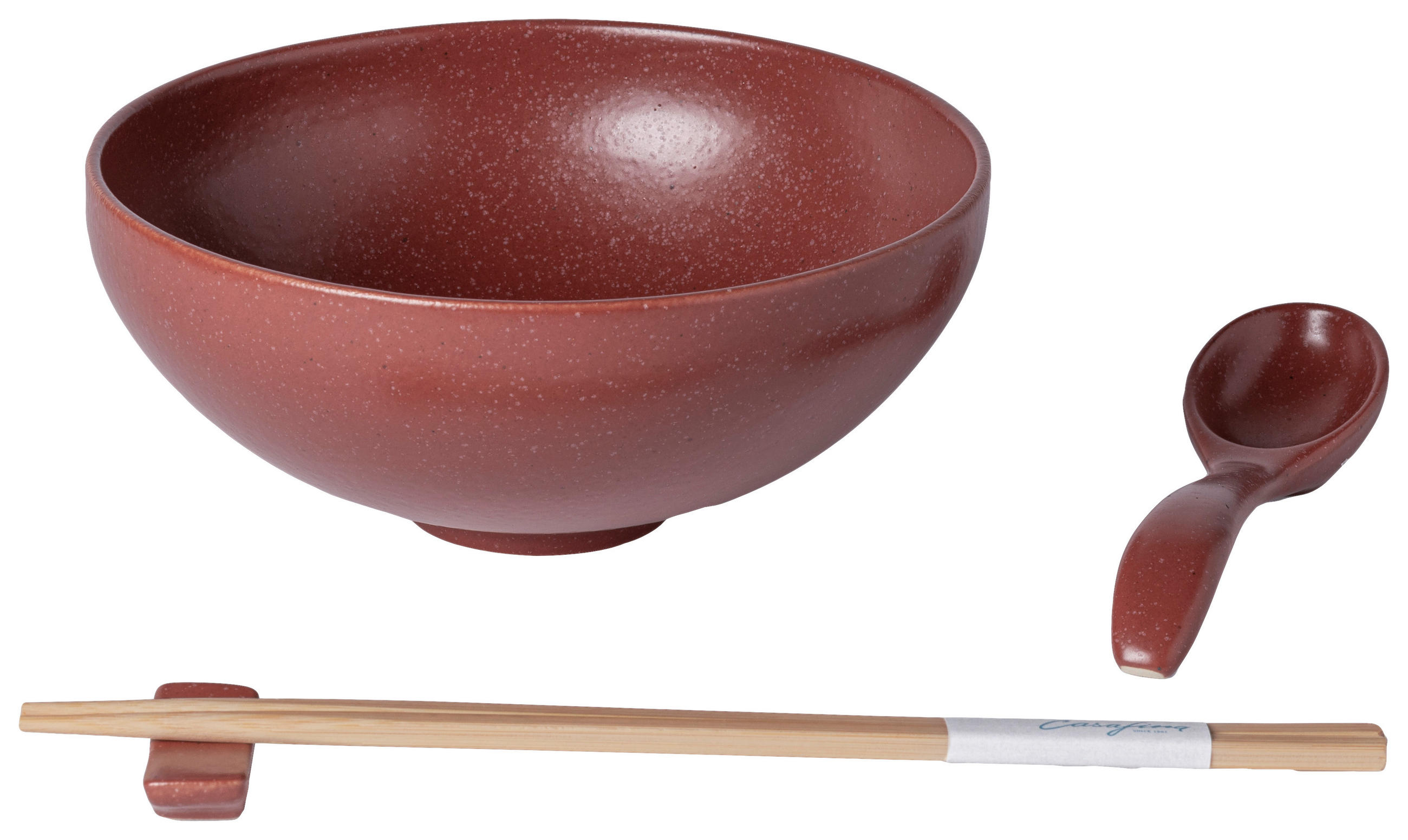 SCHÜSSELSET PACIFICA 3-teilig - Dunkelrot, Basics, Keramik (19/8,2cm) - Costa Nova